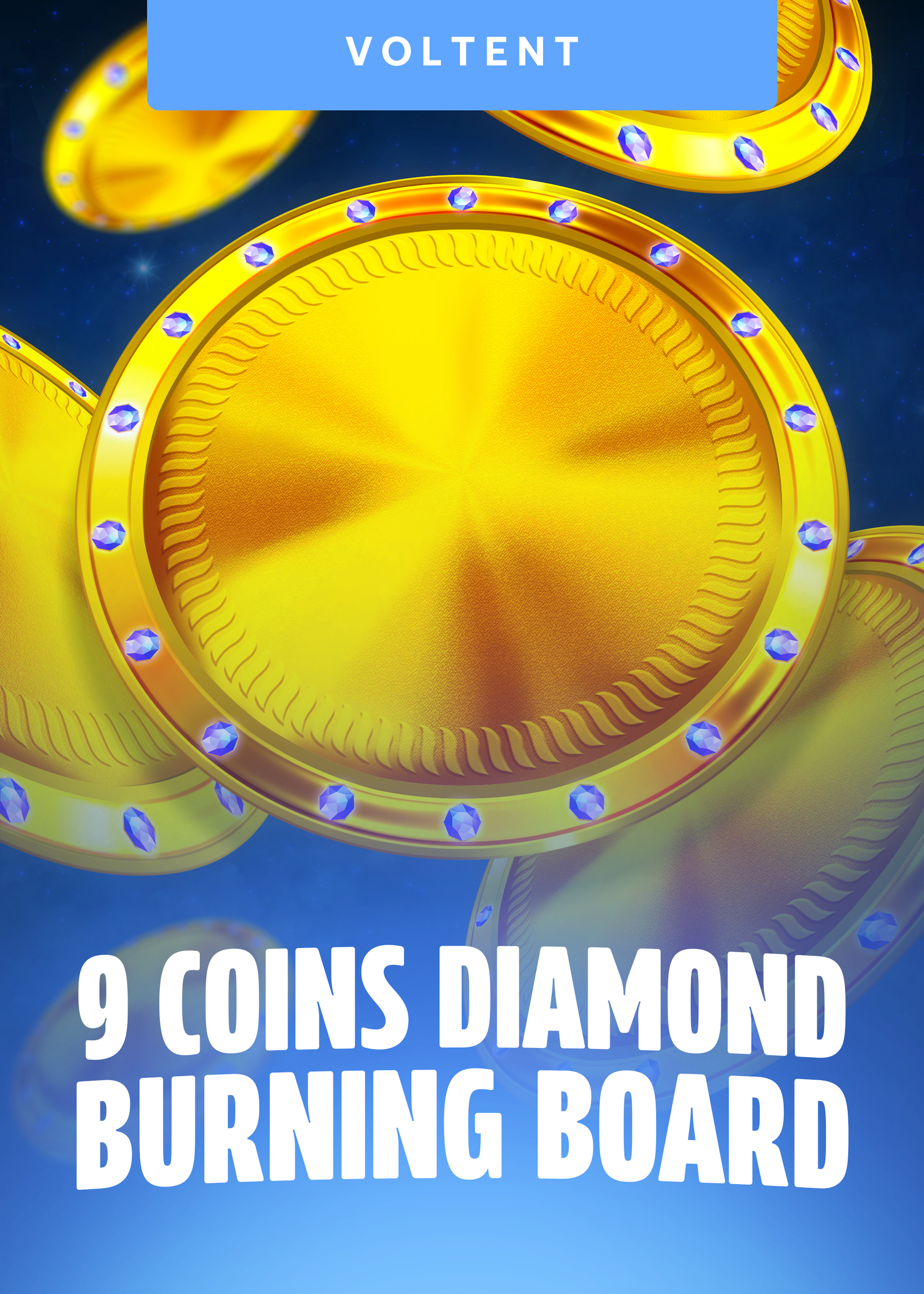9 Coins Diamond Burning Board