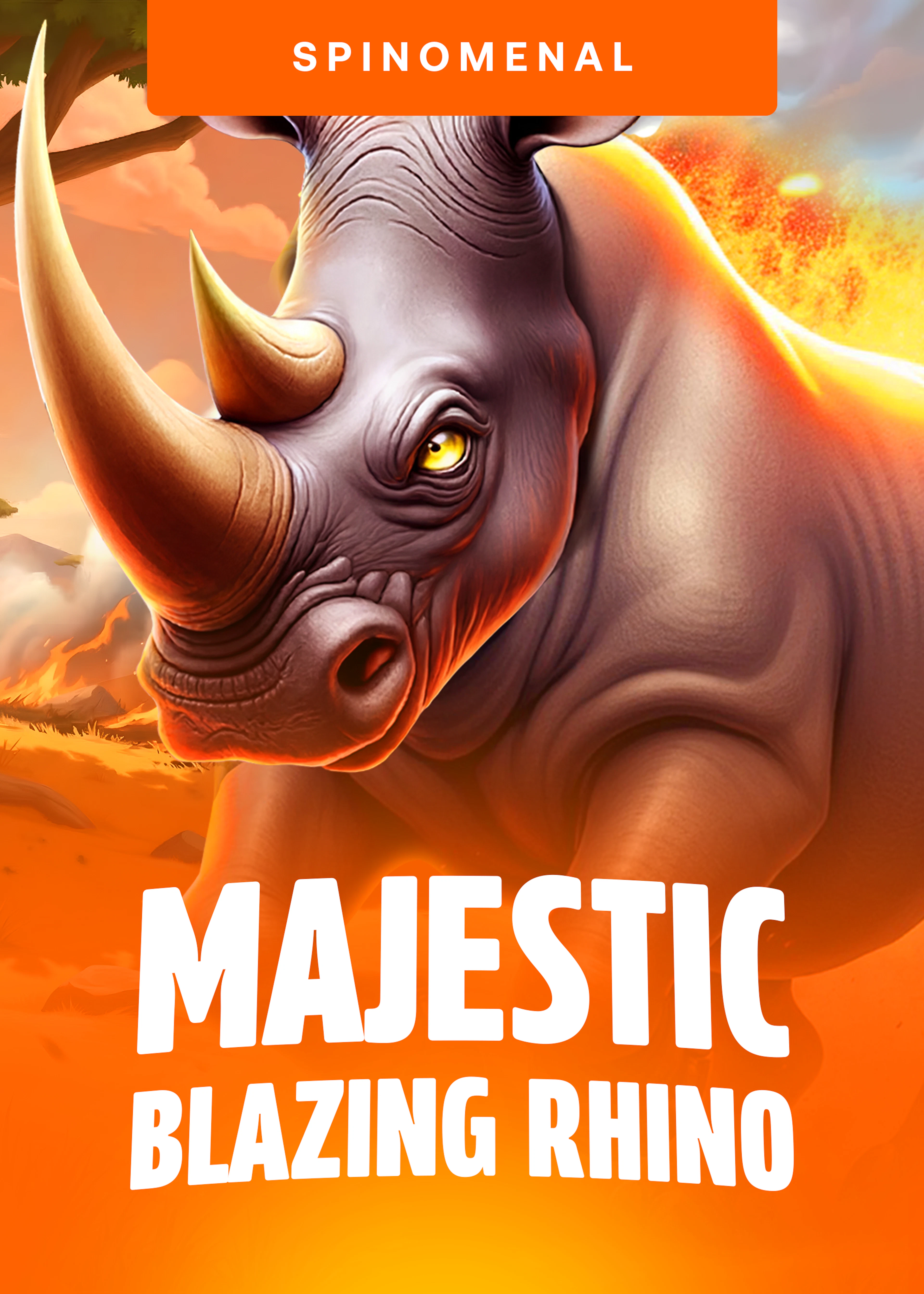 Majestic Blazing Rhino