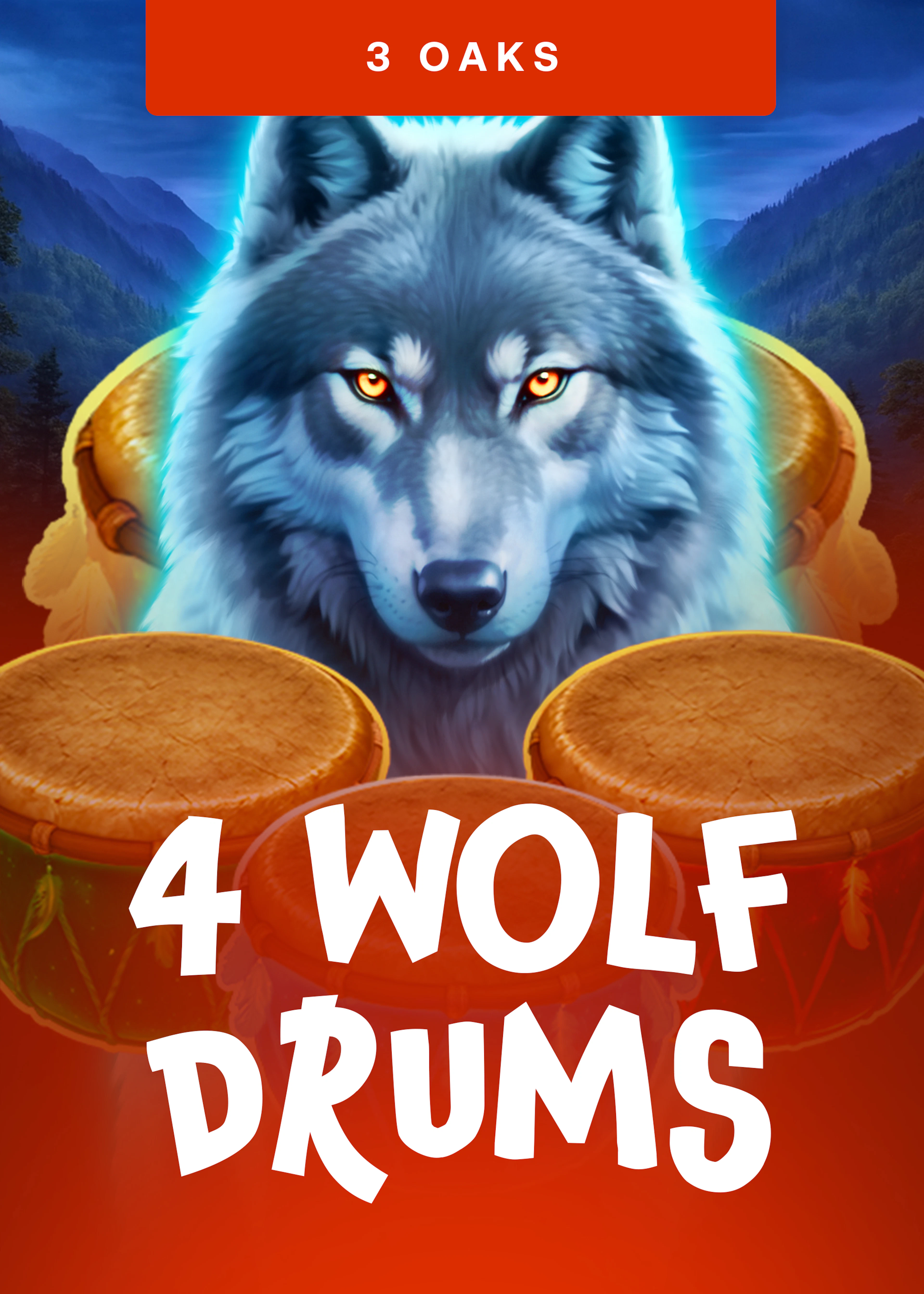 4 Wolf Drums