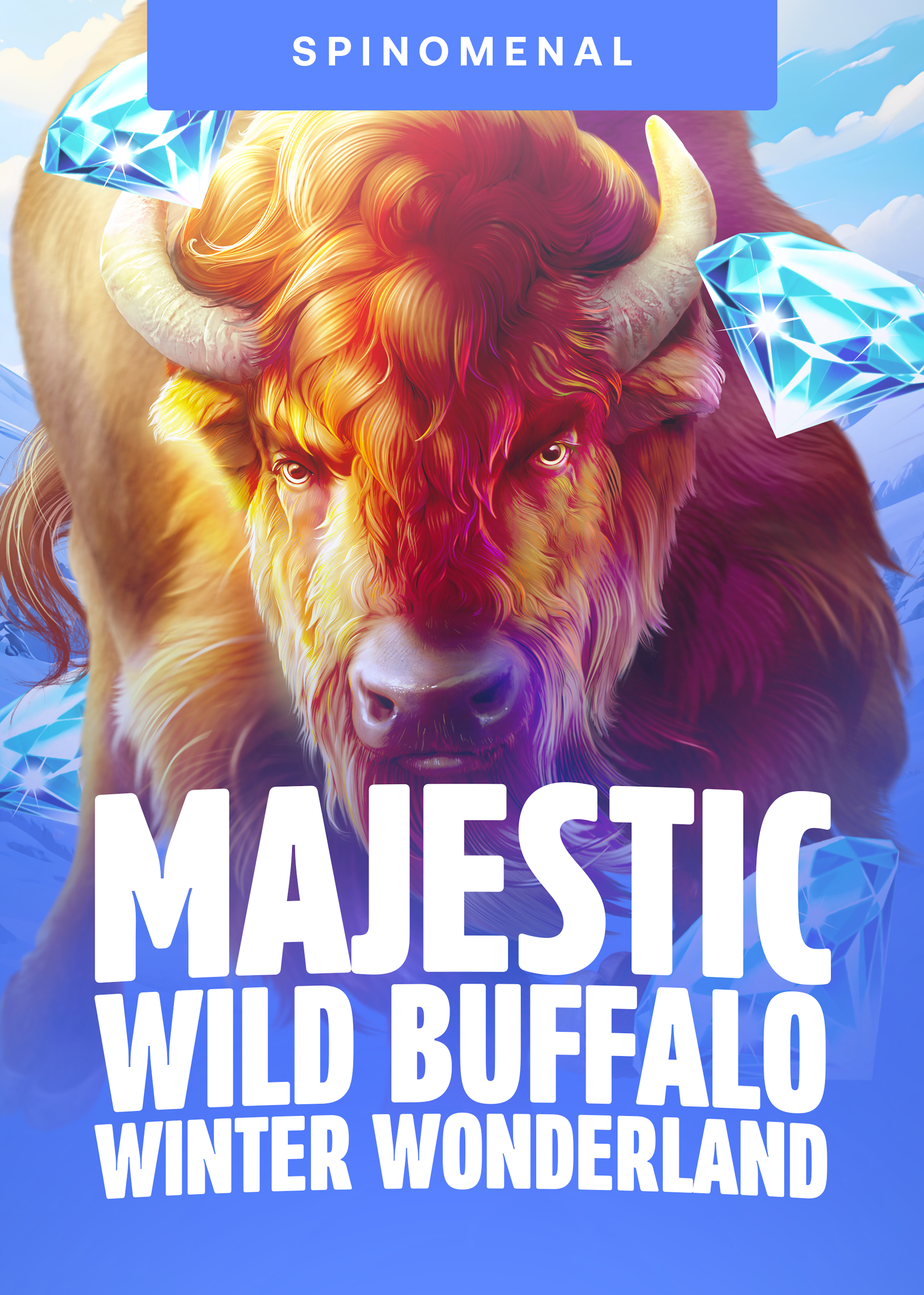 Majestic Wild Buffalo - Winter Wonderland