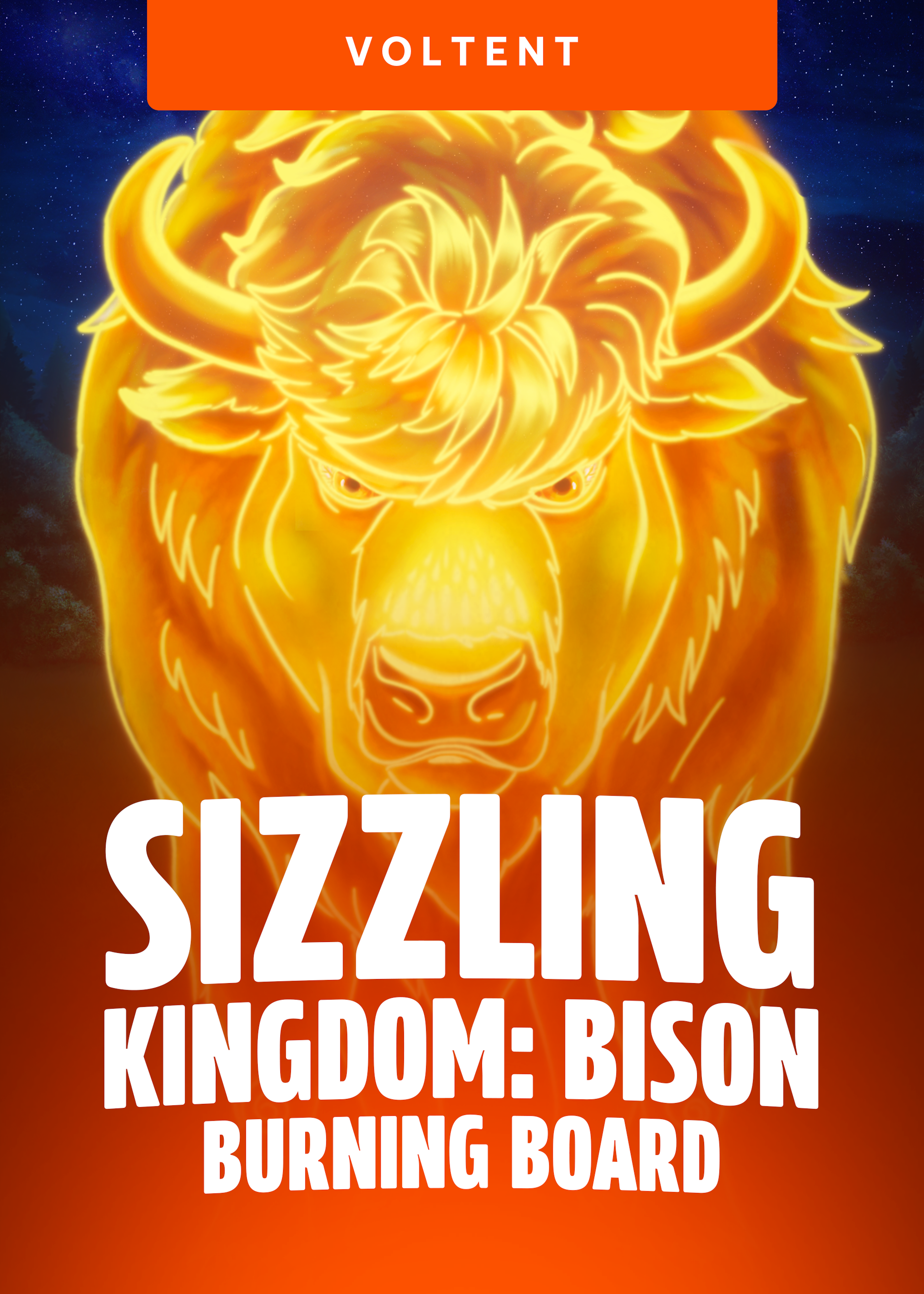 Sizzling Kingdom: Bison Burning Board