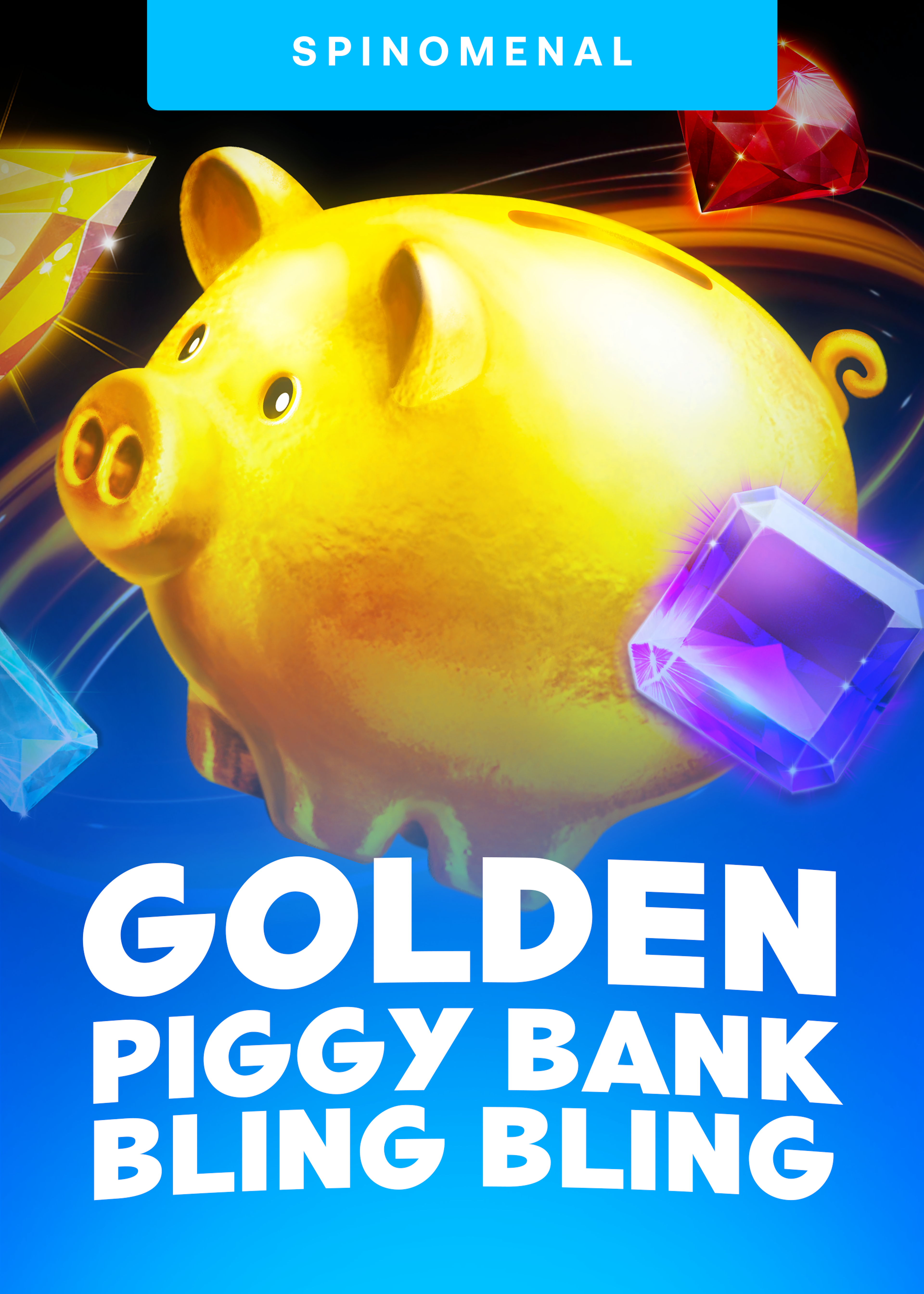 Golden Piggy Bank - Bling Bling