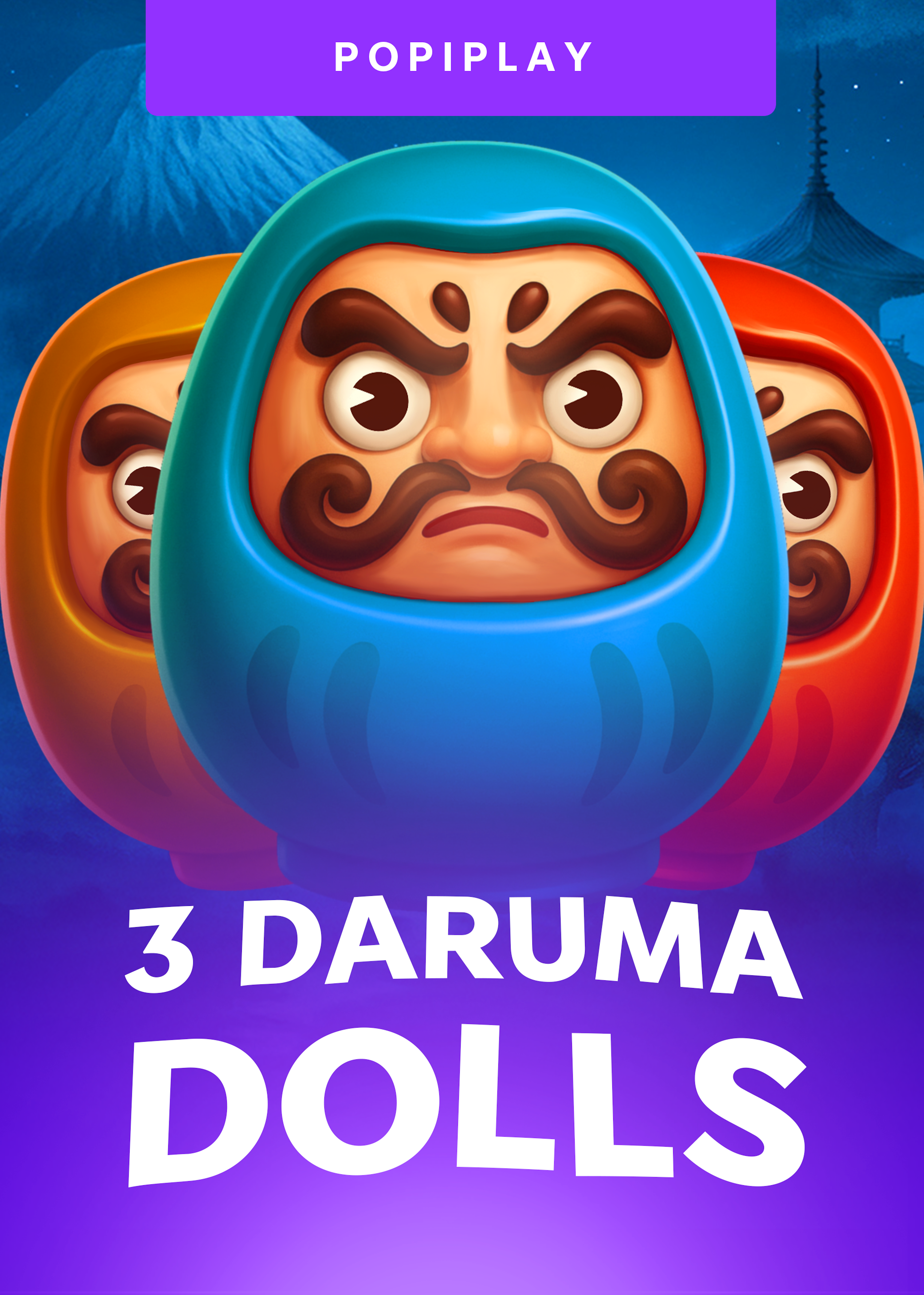 3 Daruma Dolls