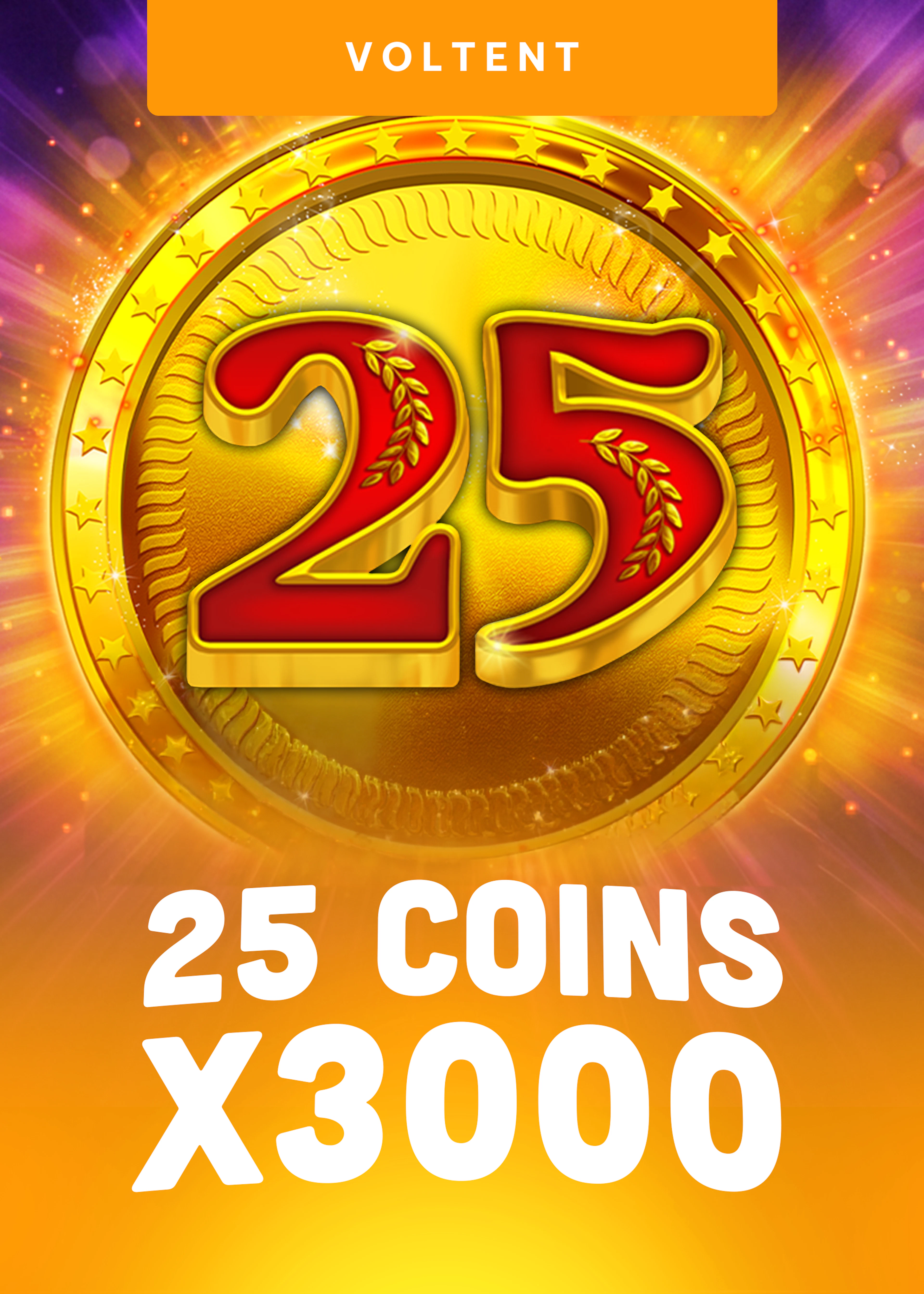 25 Coins x3000